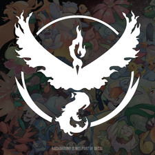 Pokemon Go Team Valor / Nintendo Vinyl Decal Sticker