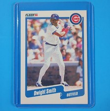 Dwight Smith Cubs 1990 Fleer Rookie Era Card Outfielder Legends Mini-Gifts™. rookie card picture