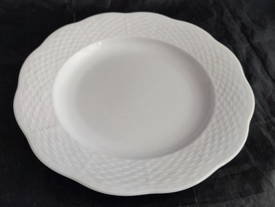 1 Dessertteller - Herend Osier weiß - Ø ca. 19 cm - höhe ca. 2,8 cm - 2.Wahl ?