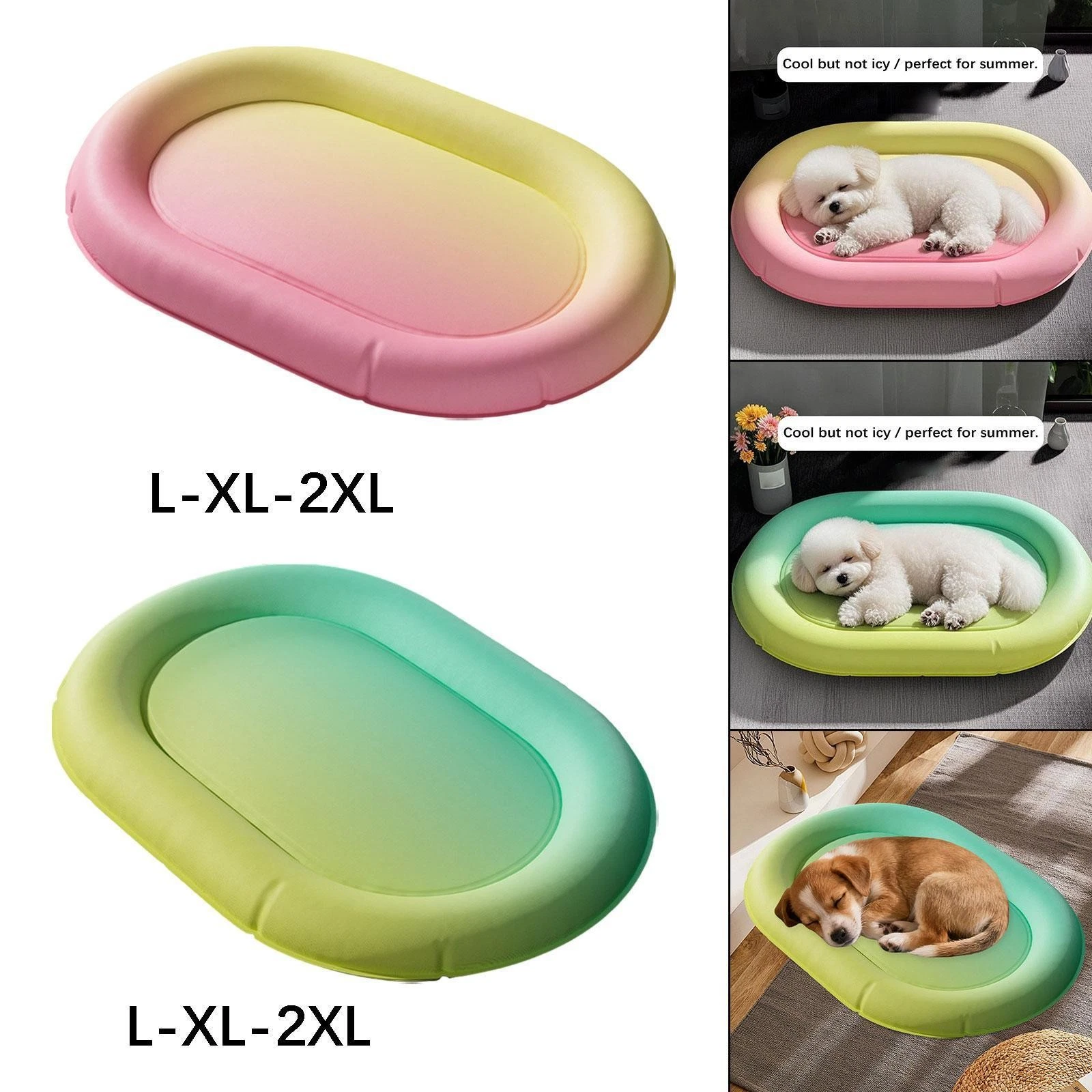Pet Cooling Mat Dog Sleeping Pad Sized of Cats Dogs Compact Comfortable Easy to