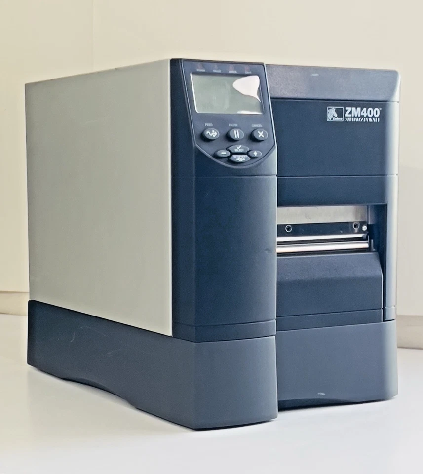 Zebra ZM400 300 DPI Thermal BARCODE Label Printer ZM400-3001-0100T Parallel Port - Image 3 of 4