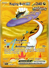 Raging Bolt ex Hyper Rare SV05: Temporal Forces 218/162 NM on eBay