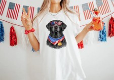 Black Labrador Retriever 250th Anniversary Dog Comfort Tee