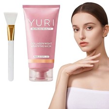 Yuri Korean Beauty Collagen Night Wrapping Mask Skincare Facial 75ml- 2.53oz — image 11