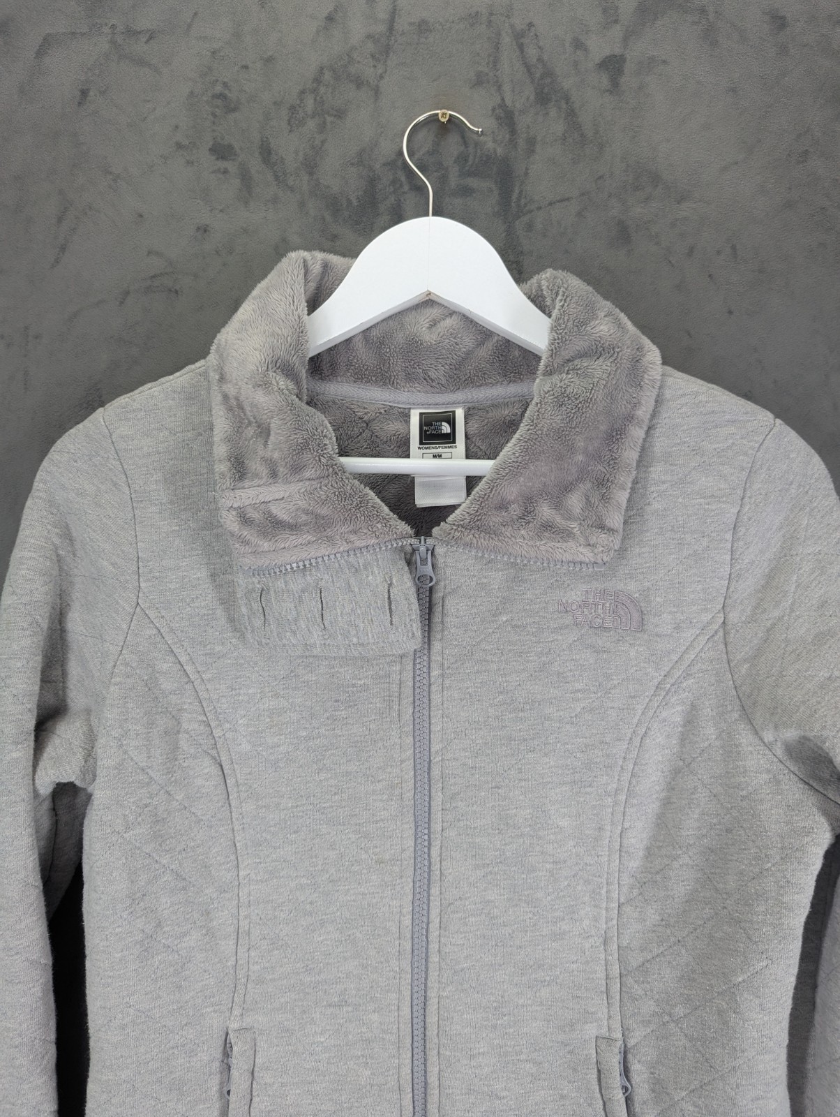 The North Face Full Zip Shawl Neck Quilted Jacket Womens Size Medium Slim 2010s image 8