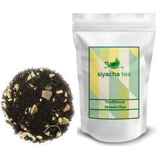 Assam Black Tea with Pure Spice Blend Traditional Masala Chai Strong Milk Chai