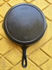 Lodge Cast Iron Arc Logo #8 Skillet with Raised Number Handle