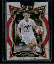 2025 Panini Select WNBA Te-Hina Paopao 49 Atlanta Dream Silver Prizms RC