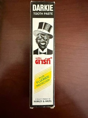 1980s DARKIE Toothpaste Family Size 125ml Hawley & Hazel Koon Loke Malaysia Seal