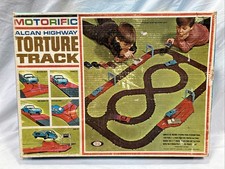 1965 Ideal Motorific Highway Torture Slot Track 4220-0 w/ Box - track, no cars