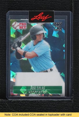 2021 Leaf Pro Set Metal 1991 Base Auto 1/1 Jose Salas #PS1-JS1 READ 1d0j