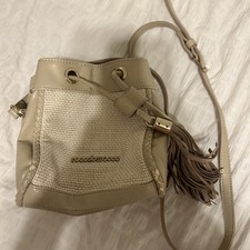 Rocco Barocco Tan Leather Crossobody Shoulder...