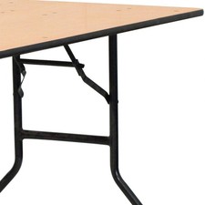 Bowery Hill 72" Rectangular Wood Folding Banquet Table