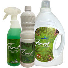 La Lucca Forest Cleaning Bundle Multi Surface Floor Cleaner Laundry Detergent