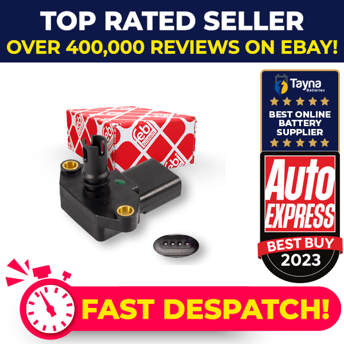 MAP Sensor fits VW FOX 5Z 1.2 05 to 11 Manifold Pressure 03D906051 03D906051A