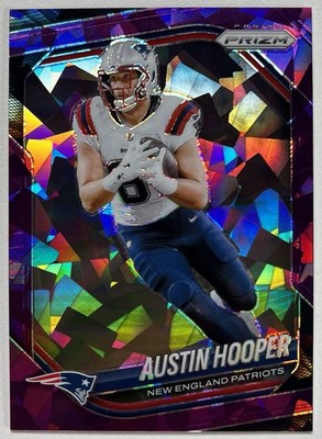 2025 Panini Prizm NFL - Austin Hooper Purple Ice Prizm /225 #265 Patriots