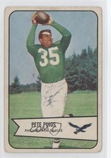 1954 Bowman Pete Pihos #9 HOF 2u3