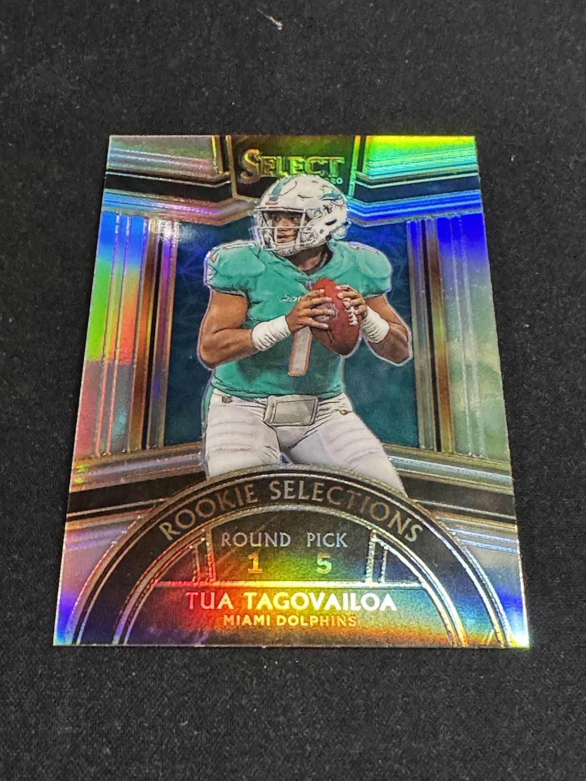 2020 Panini Select Tua Tagovailoa Rookie Selections Silver RC #RS-3