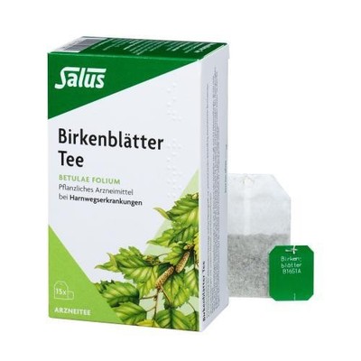 BIRKENBLÄTTER Arzneitee Betulae folium Bio Salus 15 St PZN 5877328