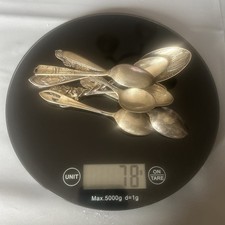 lot of eight antique Sterling Silver Souvenir Spoons, Yellowstone, Cities, Etc