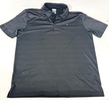 Callaway Speckled Gray Opti-Dri Mens Quick Dry Golf Polo Shirt Mens Size Large