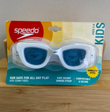 Speedo Kid's Sunglass Style Swim Goggles Ages 3-6 - White