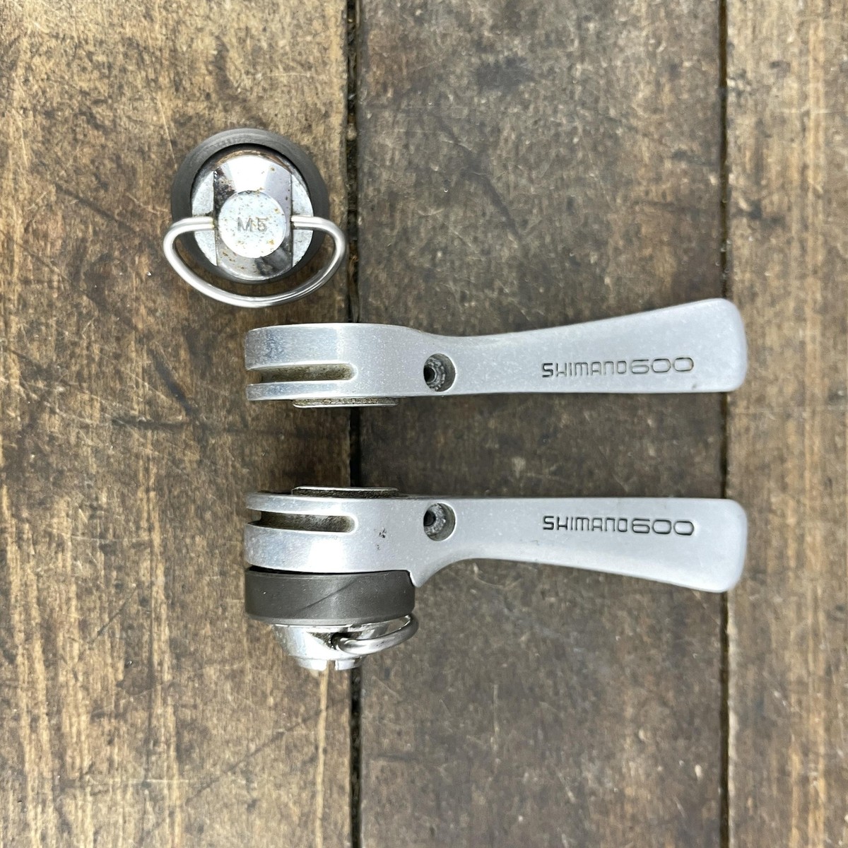 Vintage Shimano 600 SL-6208 Downtube Shifters 6-Speed SIS/Friction