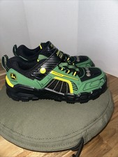 Skechers John Deere Lights Adventure Track Rugged Brights Boys Size 4 Shoes