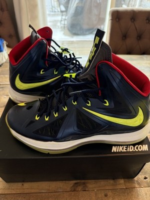 Size 13 - Nike ID LeBron X Shoes Mens Nerf Basketball 578346-992 Diamond