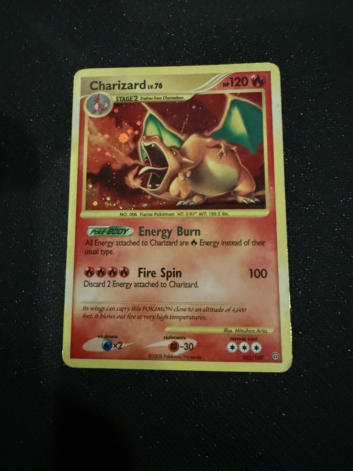 Charizard - 103/100 - Pokemon Stormfront Ultra Rare LP