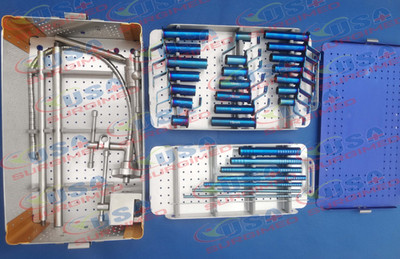 Mis Retractor System Tubular Retractors With Blue 39 PCs Set Surgery Instruments