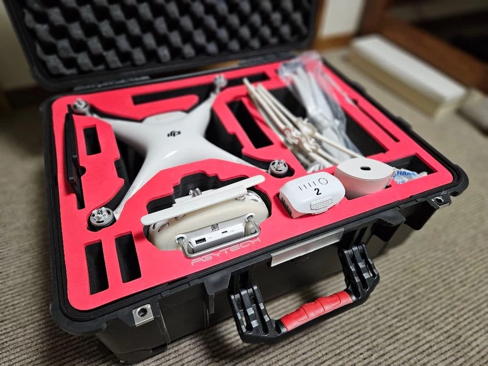 Dji Phantom 4 Adv Drone Set Ready For Dips Transfer Quadcopter Aerial - Image 2 of 4