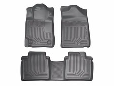 Husky Weatherbeater Front2nd Row Floor Mats 3pc Fits 07-11 Toyota Camry Grey