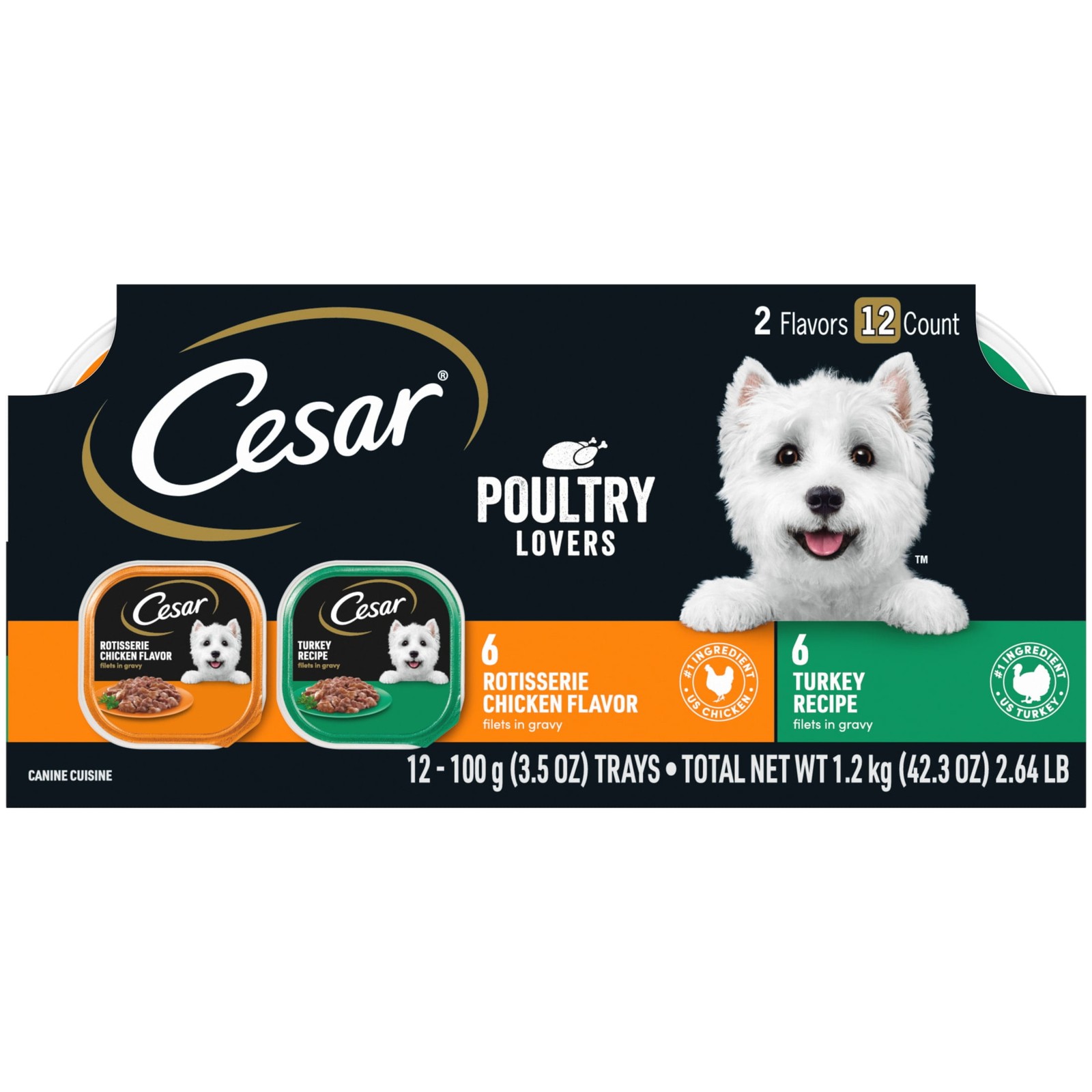 12-pack - 3.5oz, Poultry Lovers Variety,adult