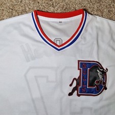 Nuke Laloosh #37 Bull Durham Baseball Movie 1988 Durham Bulls Jersey 3XL MiLB