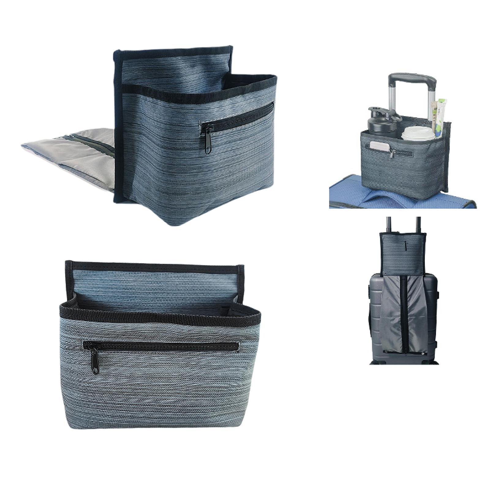 Portable Luggage Cup Holder with Phone Pocket for Travel  -image