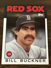 1986 Topps #443 Bill Buckner Boston Red Sox Baseball Card