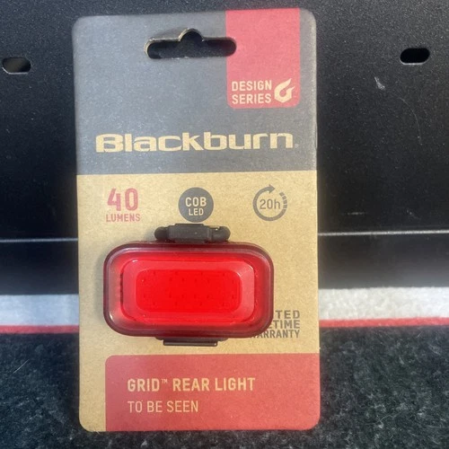 Blackburn Grid Rear Light Bike Safety Rear LED Red Light - 40 Lumens