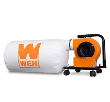 WEN DC3401 5.7A 660 CFM Dust Collector w/ 12-Gallon Bag and Optional Wall Mount