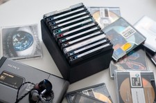 木製ラック・ウッドラック Rare Vintage Wood MiniDisc Rack 48 Disc minidisc storage | eBay