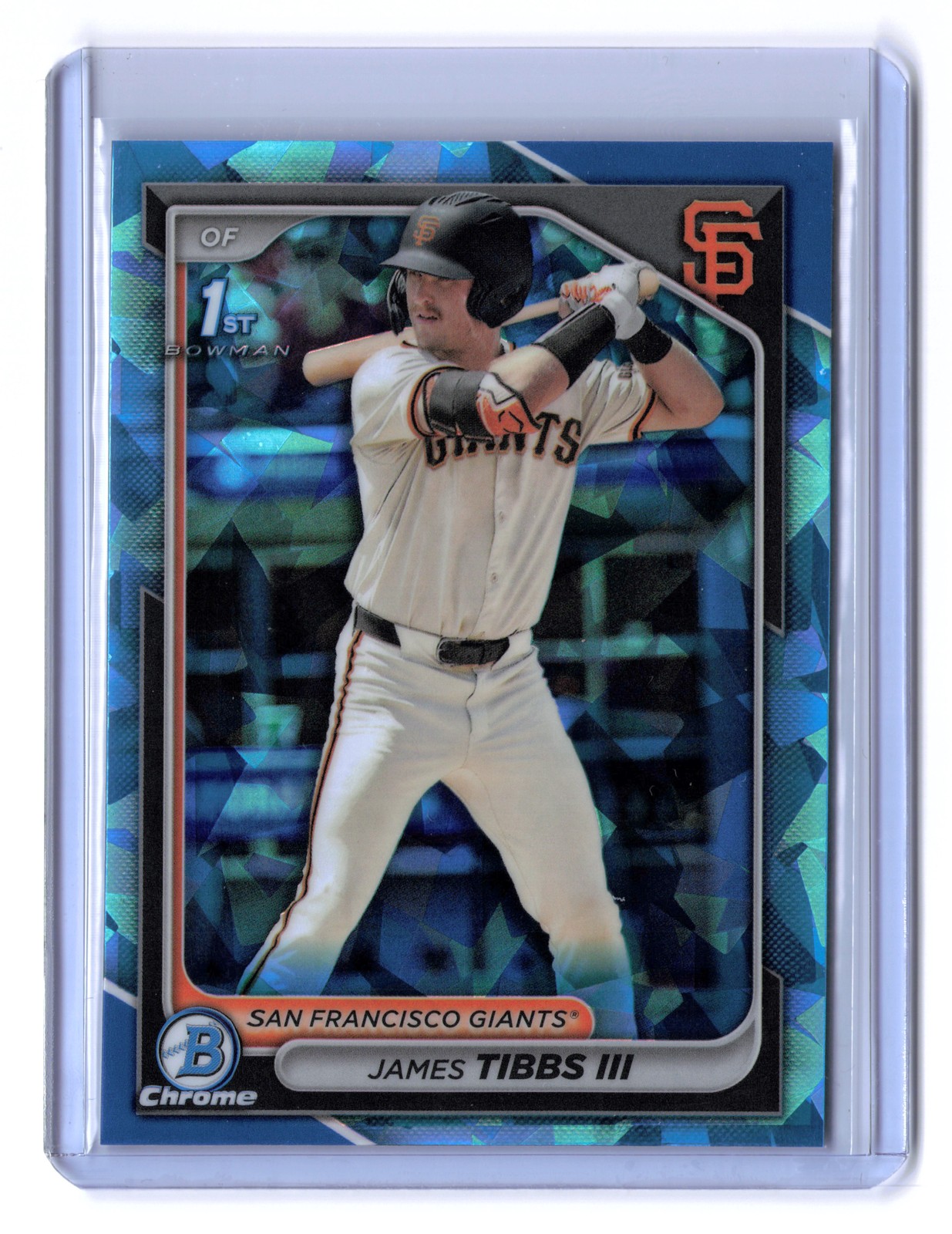 James Tibbs III 1st Sapphire (RC) 2024 Bowman Draft Rookie