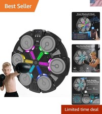Music Punching Machine for Kids Adults,Bluetooth Wall Mounted Boxing Trainer ...