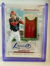 2024 Panini Boys of Summer Prospect Material Signatures Hassell #PMS-RH /99 