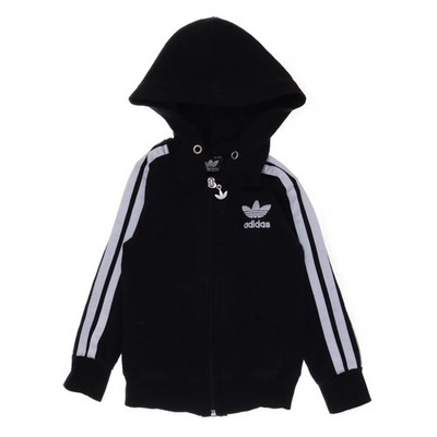 Adidas, Kapuzenpullover, Größe: 74/80, Schwarz, Baumwolle, Print #MdG