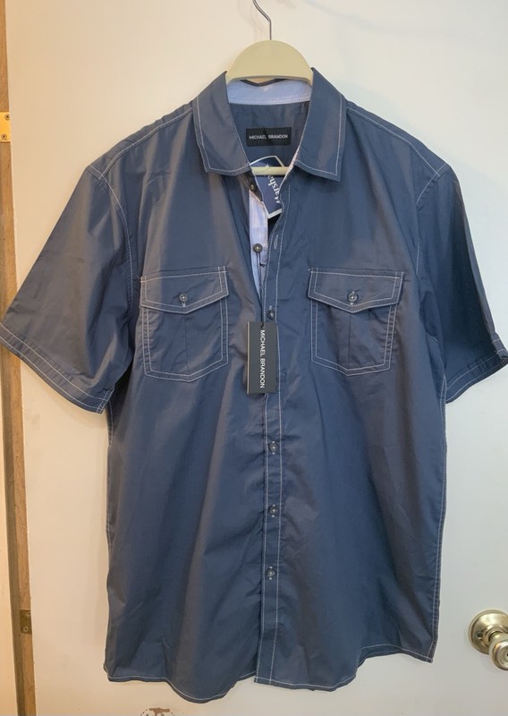 Michael Brandon Men's Short Sleeve Shirt