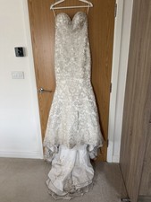 Ivory Lace Wedding Dress Size 8 Fishtail Style