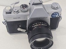 Mamiya Sekor 1000 DTL 35mm SLR Film Camera 55mm f/1.4 Lens