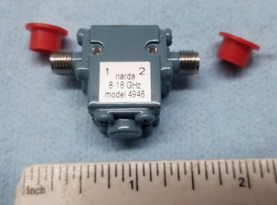 Narda 4946 FERRITE ISOLATOR 8-18 GHZ