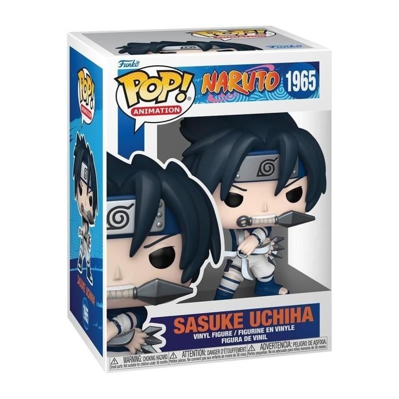 Figurine Sasuke Uchiha Naruto Funko Pop manga en vinyle 10 cm statuette manga