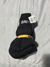 Size 10-13 Men s CAT Work Socks 3 Pack Black Navy And Grey New With Tags